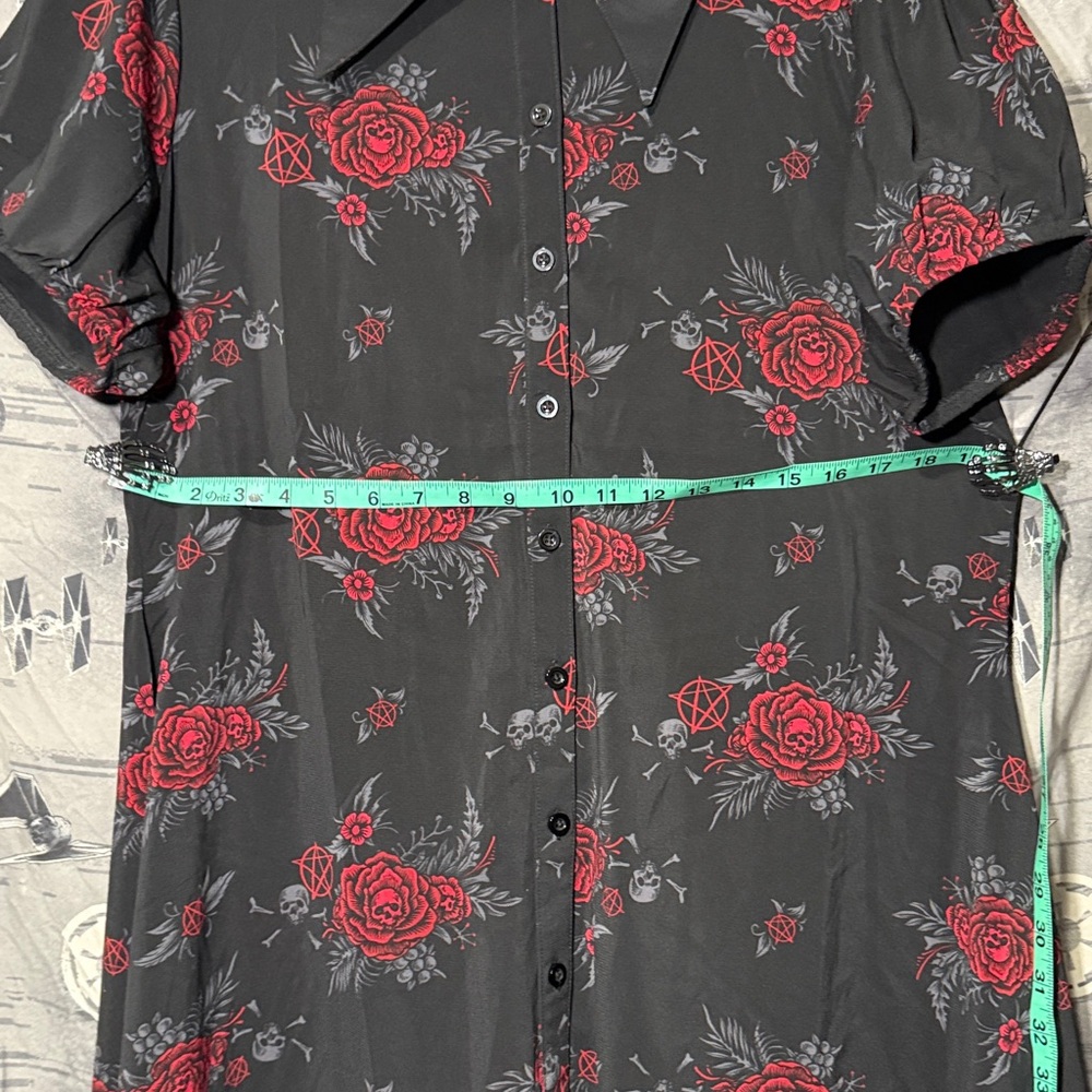 *READ* KILLSTAR PANDORAS REVENGE HI LO SHIRT DRESS SZ 3X EUC - Picture 9 of 9
